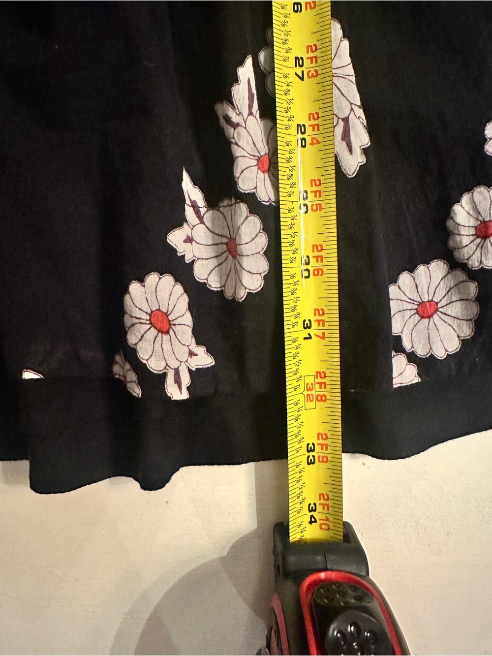 Free People Black Floral Button-Front Dress with Puff Sleeves - Picture 7 of 8